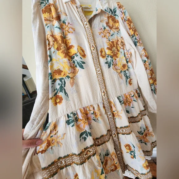 Anthropologie Multicolor Floral Blouse - Picture 7 of 9